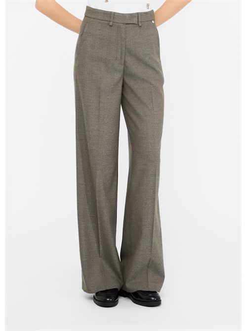 Pantaloni straight con piega LIU JO | CF5372T054A/M9770